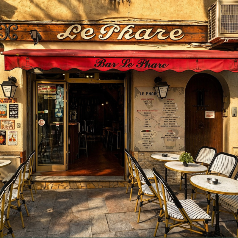 Bar Le Phare - Bar Villefranche sur Mer - Pub Villefranche sur Mer - Pub Nice - Irish Pub Nice - meilleur resto VILLEFRANCHE-SUR-MER